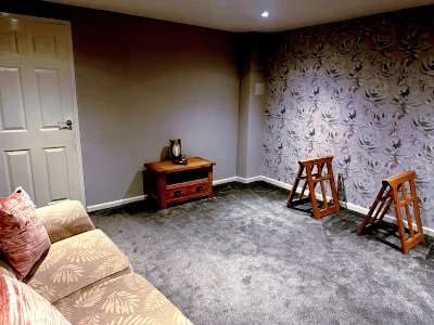 Inside our tranquil chapel of rest.